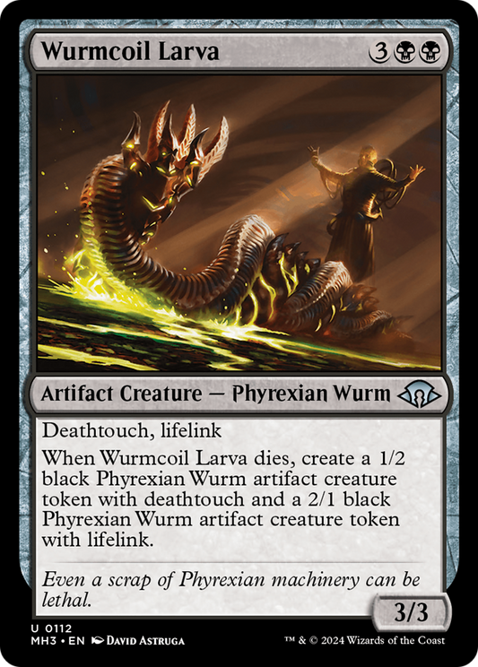 Wurmcoil Larva [Modern Horizons 3] [Foil]