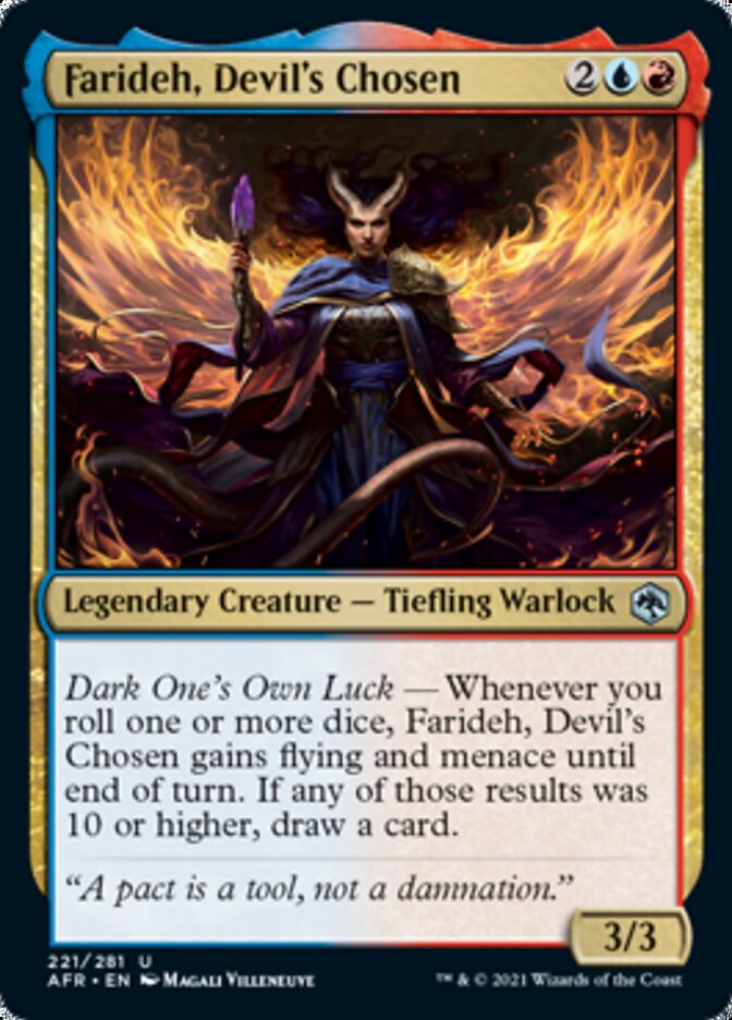 Farideh, Devil's Chosen [Dungeons & Dragons: Adventures in the Forgotten Realms] [Foil]
