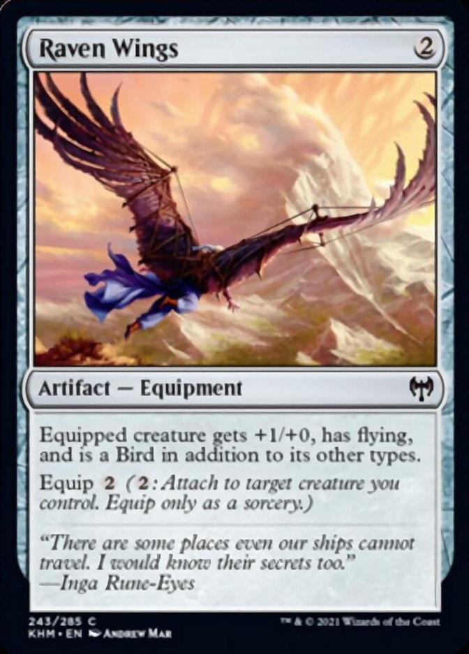 Raven Wings [Kaldheim] [Foil]