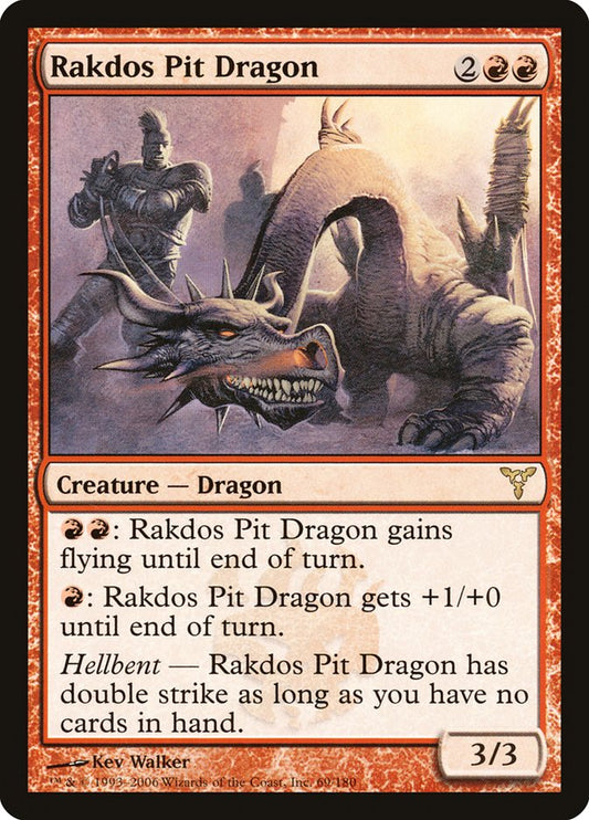 Rakdos Pit Dragon [Dissension] [Foil]