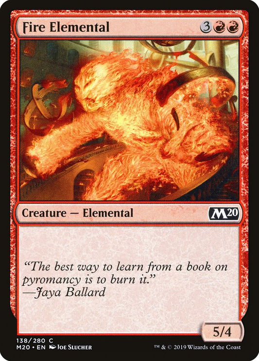 Fire Elemental [Core Set 2020] [Foil]