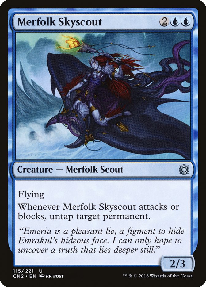 Merfolk Skyscout [Conspiracy: Take the Crown] [Foil]