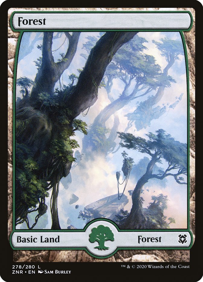 Forest (278) [Zendikar Rising] [Foil]