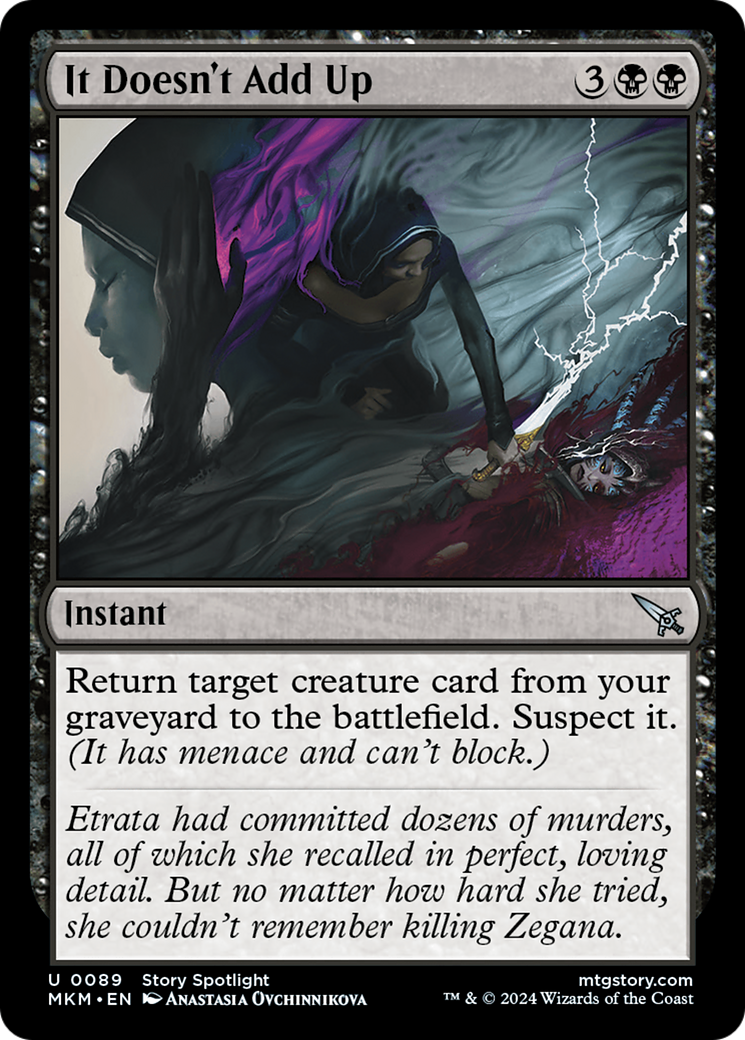 It Doesn't Add Up [Murders at Karlov Manor] [Foil]