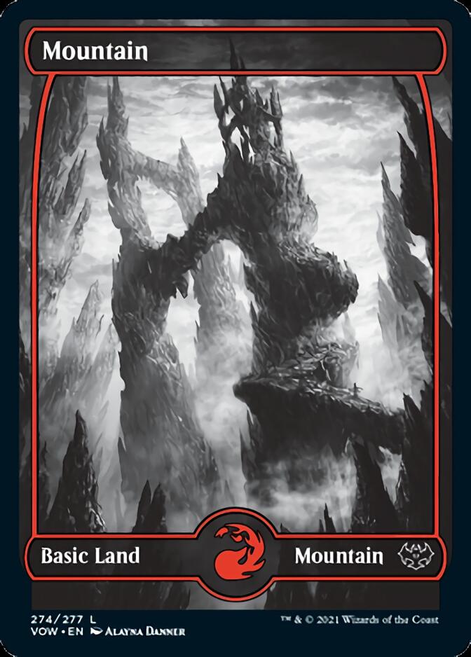 Mountain (274) [Innistrad: Crimson Vow] [Foil]