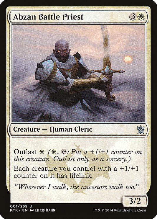 Abzan Battle Priest [Khans of Tarkir] [Foil]