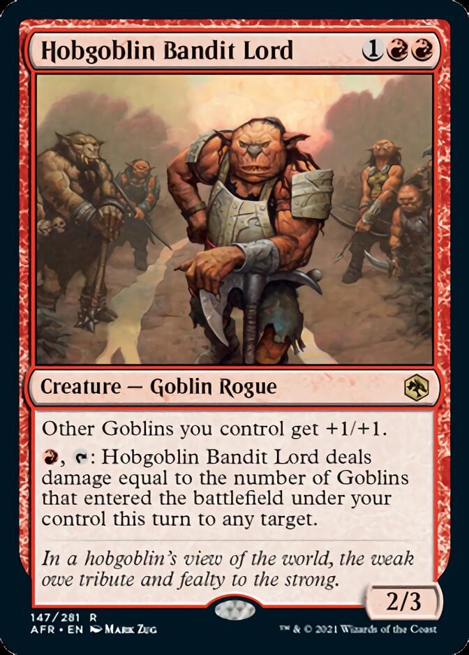 Hobgoblin Bandit Lord [Dungeons & Dragons: Adventures in the Forgotten Realms] [Foil]
