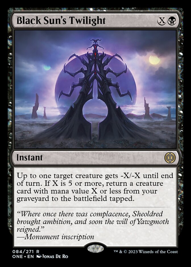 Black Sun's Twilight [Phyrexia: All Will Be One] [Foil]