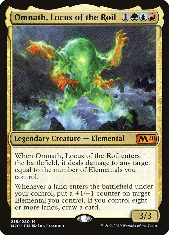 Omnath, Locus of the Roil [Core Set 2020] [Foil]