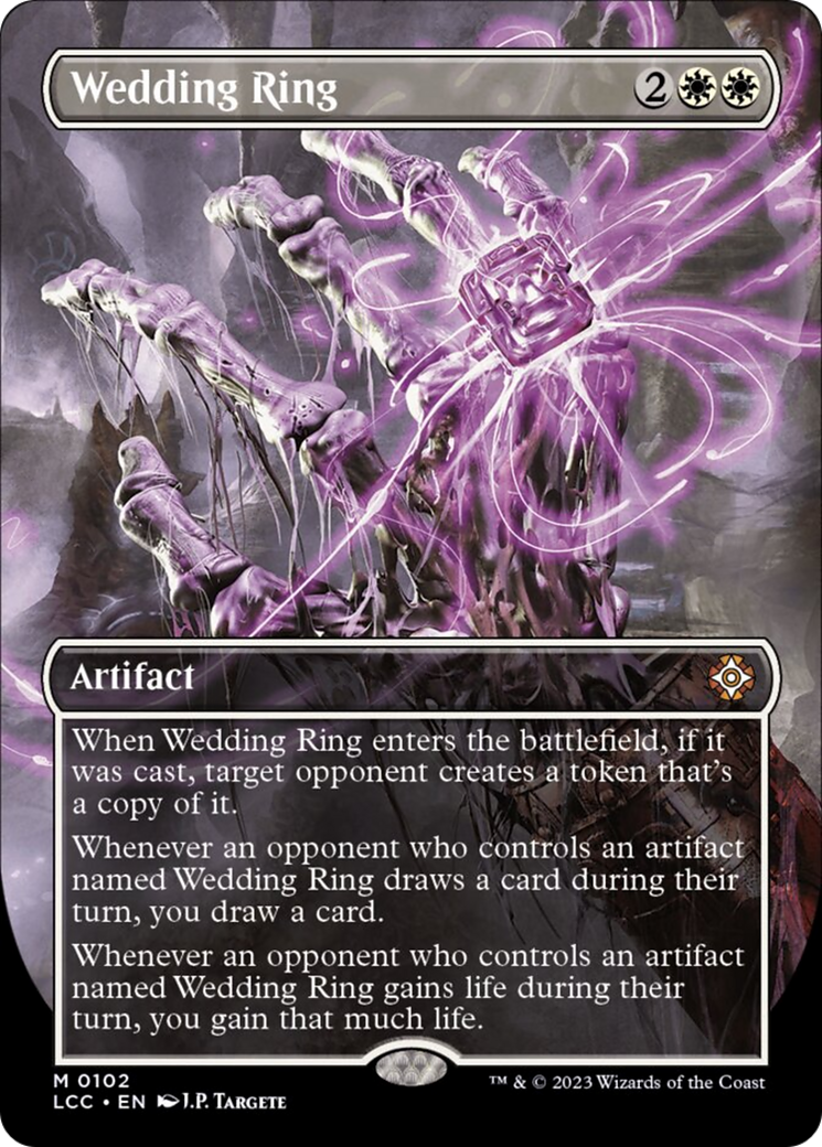 Wedding Ring (Borderless) [The Lost Caverns of Ixalan Commander] [Foil]