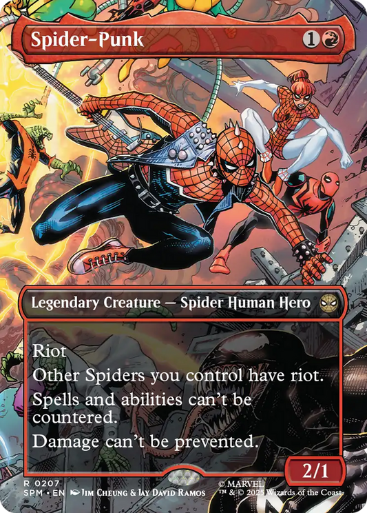 Spider-Punk (0207) (Borderless) [Marvel's Spider-Man] [Foil]