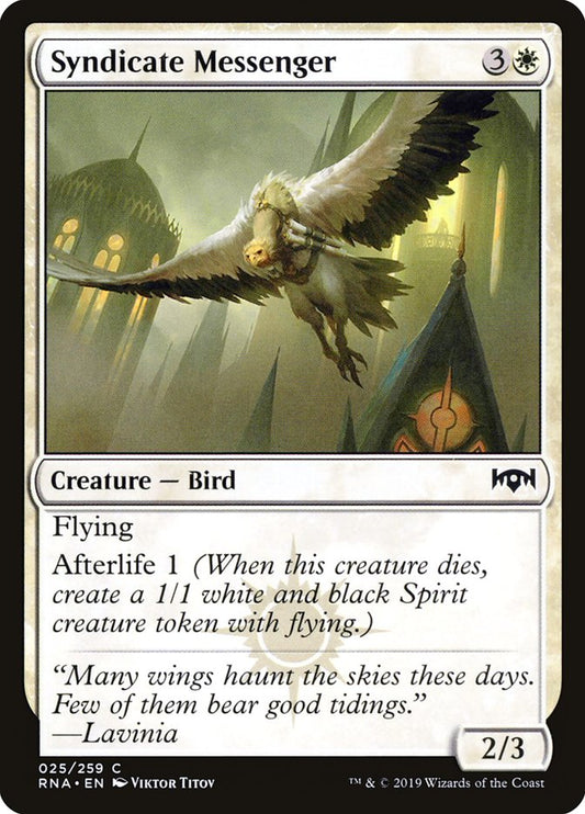 Syndicate Messenger [Ravnica Allegiance] [Foil]