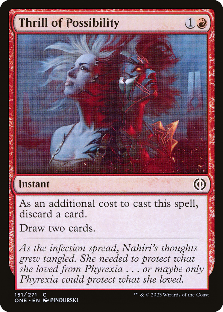 Thrill of Possibility [Phyrexia: All Will Be One] [Foil]