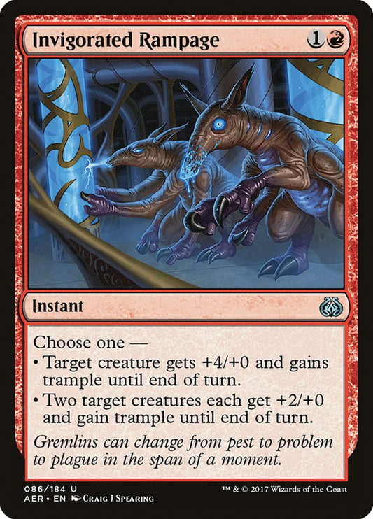Invigorated Rampage [Aether Revolt] [Foil]
