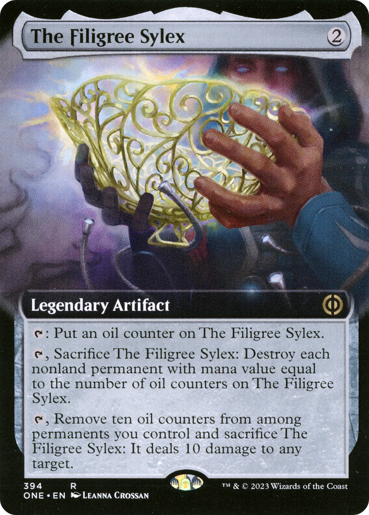 The Filigree Sylex (Extended Art) [Phyrexia: All Will Be One] [Foil]