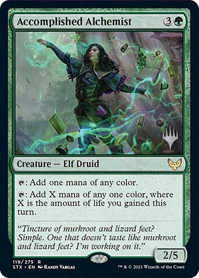 Accomplished Alchemist (Promo Pack) [Strixhaven: School of Mages Promos] [Foil]