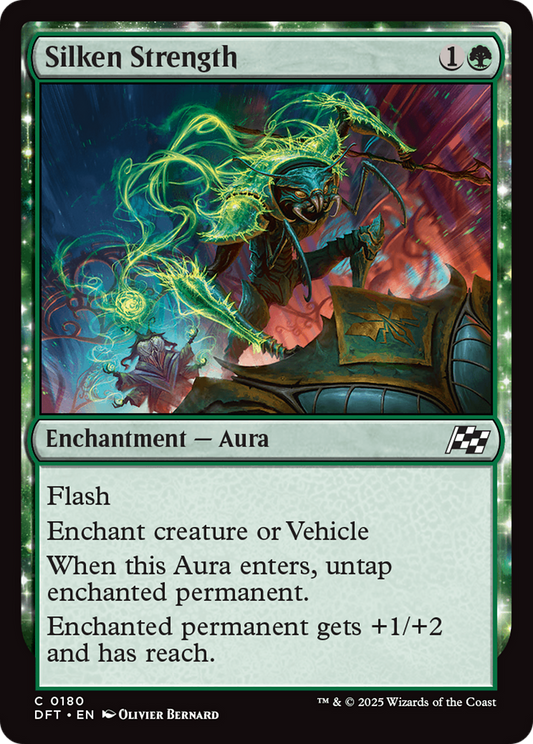 Silken Strength [Aetherdrift] [Foil]
