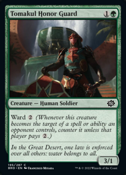 Tomakul Honor Guard [The Brothers' War] [Foil]