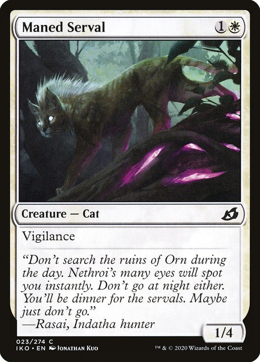 Maned Serval [Ikoria: Lair of Behemoths] [Foil]