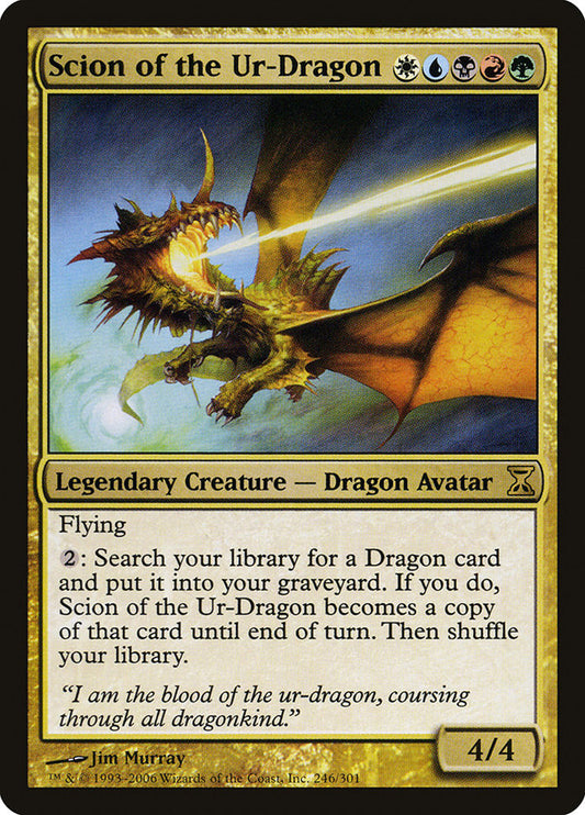 Scion of the Ur-Dragon [Time Spiral] [Foil]
