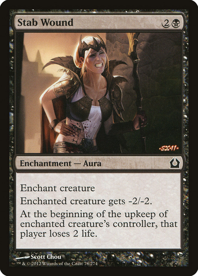 Stab Wound [Return to Ravnica] [Foil]