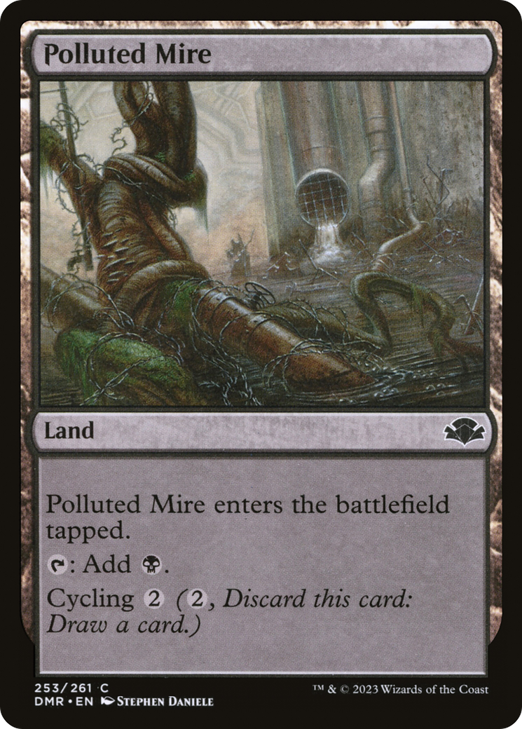 Polluted Mire [Dominaria Remastered] [Foil]