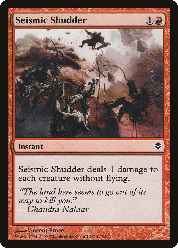 Seismic Shudder [Zendikar] [Foil]