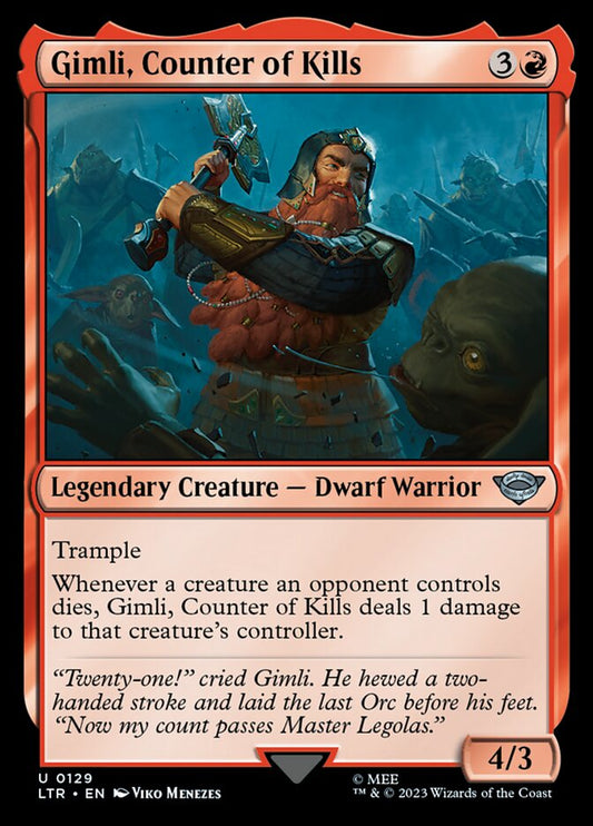 Gimli, Counter of Kills [The Lord of the Rings: Tales of Middle-Earth] [Foil]