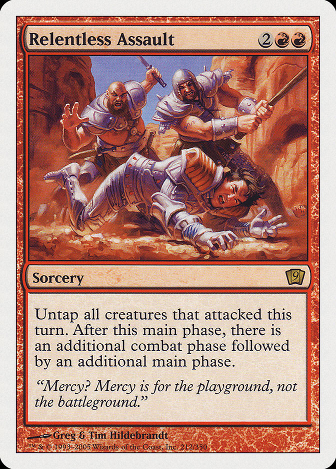 Relentless Assault [Ninth Edition] [Foil]