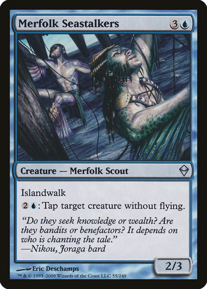 Merfolk Seastalkers [Zendikar] [Foil]