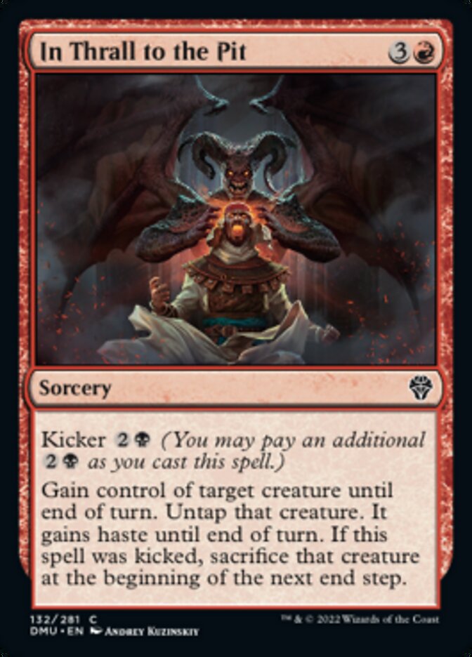 In Thrall to the Pit [Dominaria United] [Foil]