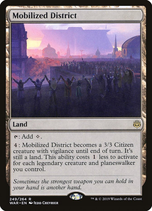 Mobilized District [War of the Spark] [Foil]