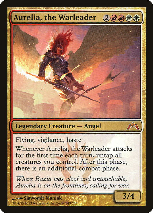 Aurelia, the Warleader [Gatecrash] [Foil]