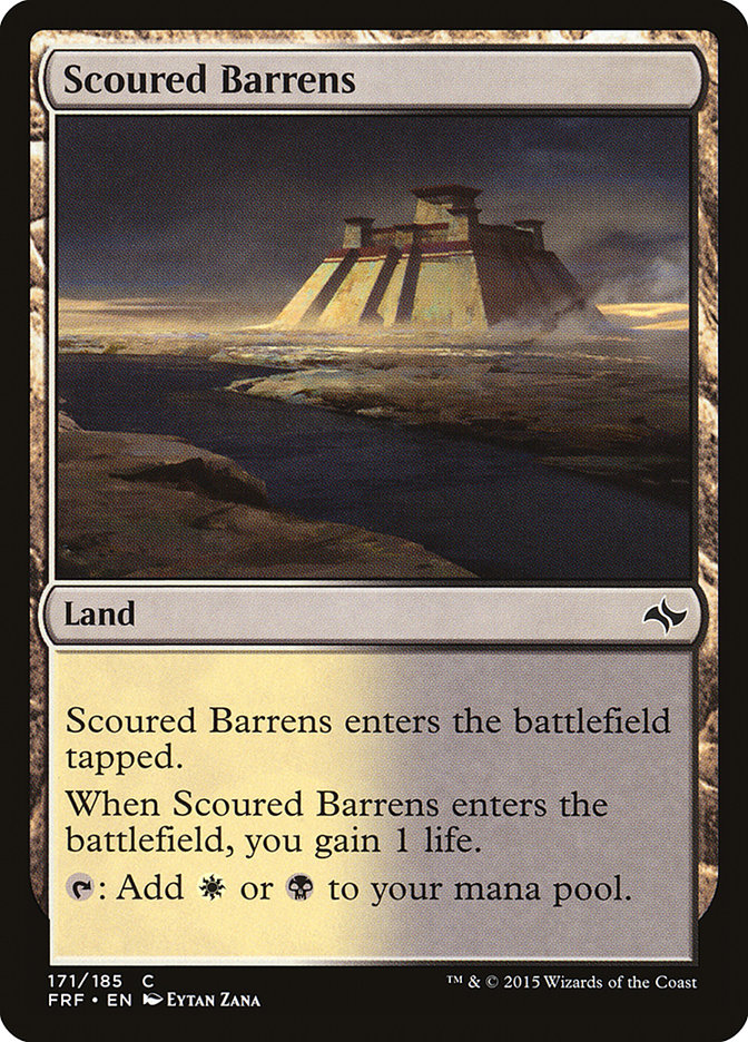Scoured Barrens [Fate Reforged] [Foil]