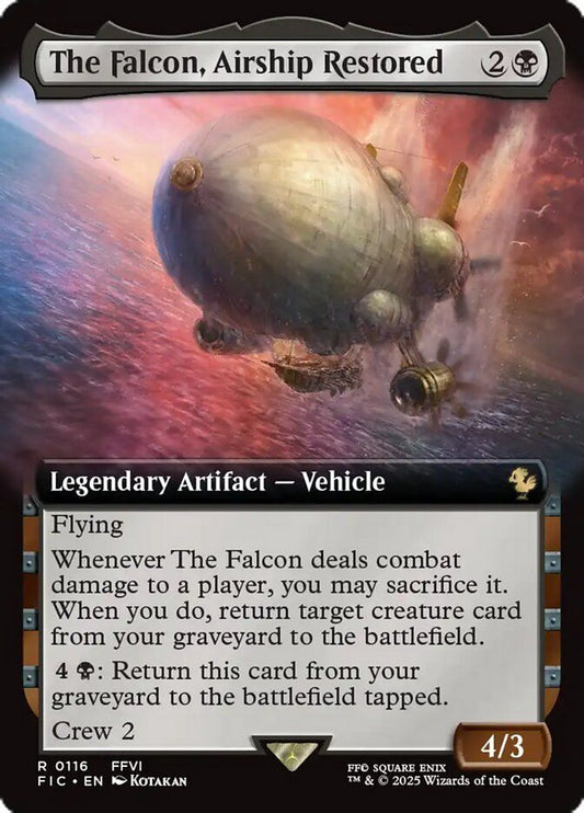 The Falcon, Airship Restored (Extended Art) [FINAL FANTASY Commander]