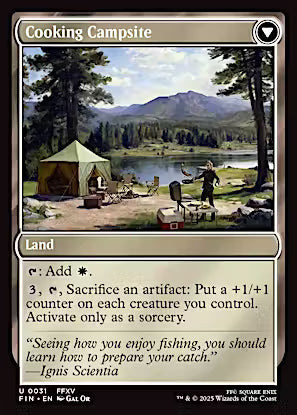 Sidequest: Catch a Fish // Cooking Campsite [FINAL FANTASY] [Foil]