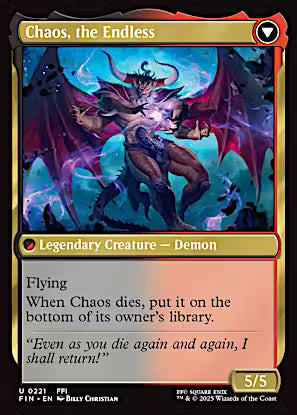 Garland, Knight of Cornelia // Chaos, the Endless (Extended Art) [FINAL FANTASY] [Foil]