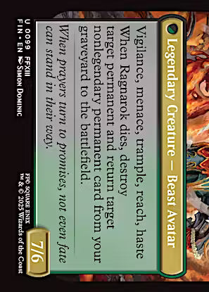 Fang, Fearless l'Cie [FINAL FANTASY] [Foil]