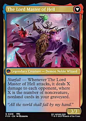 The Emperor of Palamecia // The Lord Master of Hell (Extended Art) [FINAL FANTASY] [Foil]