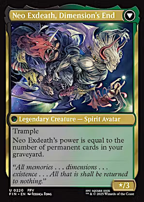 Exdeath, Void Warlock // Neo Exdeath, Dimension's End [FINAL FANTASY] [Foil]