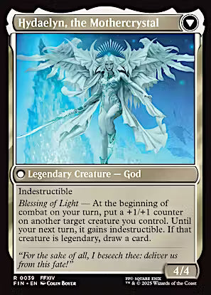 Venat, Heart of Hydaelyn // Hydaelyn, the Mothercrystal [FINAL FANTASY] [Foil]