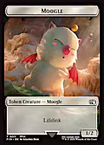 Hero (0005) // Moogle (0011) Double-Sided Token [FINAL FANTASY Tokens] [Foil]