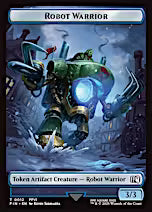 Emblem - Sephiroth, One-Winged Angel // Robot Warrior Double-Sided Token [FINAL FANTASY Tokens] [Foil]