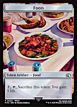 Hero (0002) // Food Double-Sided Token [FINAL FANTASY Tokens] [Foil]