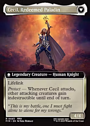 Cecil, Dark Knight // Cecil, Redeemed Paladin (Extended Art) [FINAL FANTASY] [Foil]