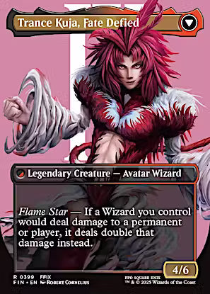 Kuja, Genome Sorcerer // Trance Kuja, Fate Defied (Borderless) [FINAL FANTASY] [Foil]