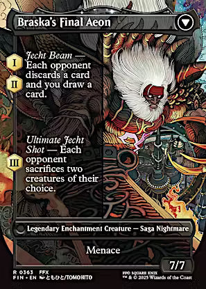 Jecht, Reluctant Guardian // Braska's Final Aeon (Borderless) [FINAL FANTASY] [Foil]