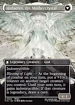 Venat, Heart of Hydaelyn // Hydaelyn, the Mothercrystal (Borderless) [FINAL FANTASY] [Foil]