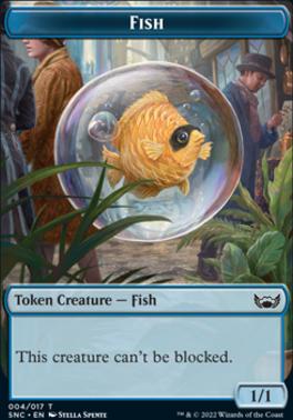 Treasure (013) // Fish Double-Sided Token [Streets of New Capenna Tokens]