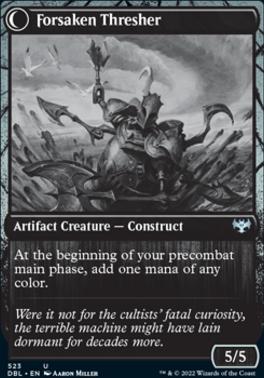 Foreboding Statue // Forsaken Thresher [Innistrad: Double Feature] [Foil]